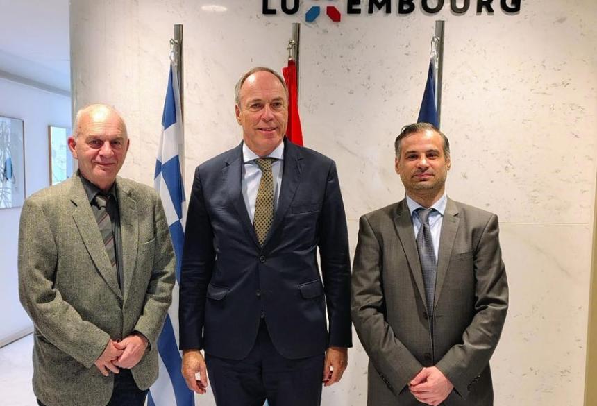 Συνάντηση της Ένωσης Συντακτών Επαρχιακού Τύπου με τον Πρέσβη του Λουξεμβούργου