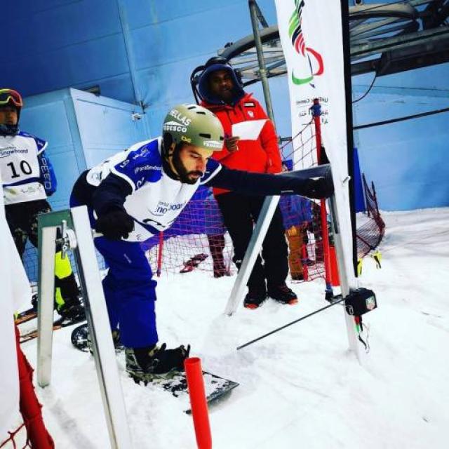 8ος ο Πετράκης στο παγκόσμιο κύπελλο Snowboard