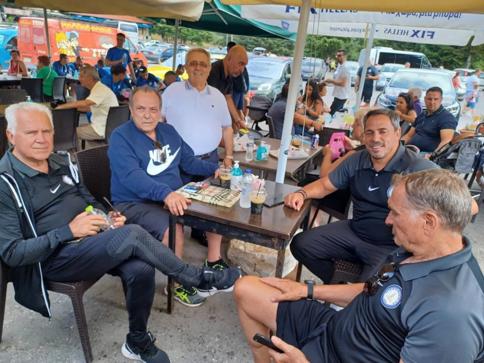 Υποδέχθηκε την αποστολή του Πανελευσινιακού στην Παναγία Σουμελά ο Βασίλης Φωτιάδης