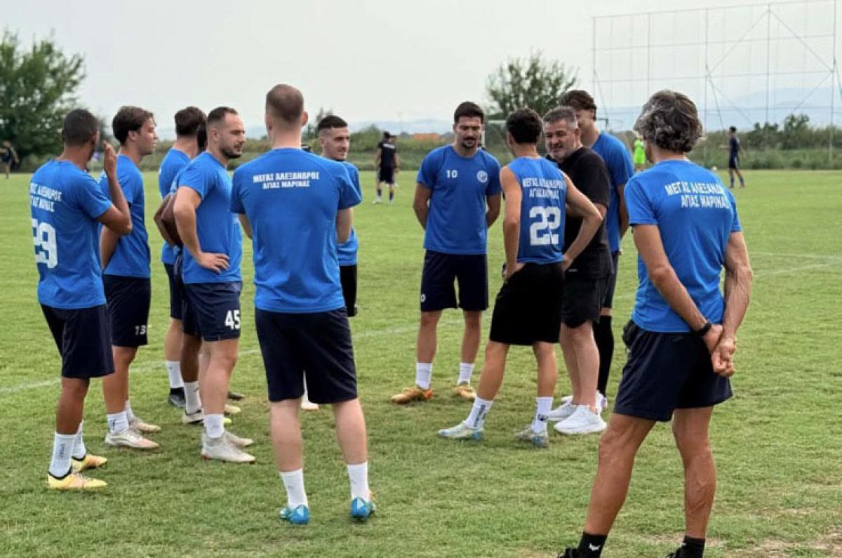 "Προπόνηση" με πολλά γκολ για την Αγία Μαρίνα στο Κλειδί!