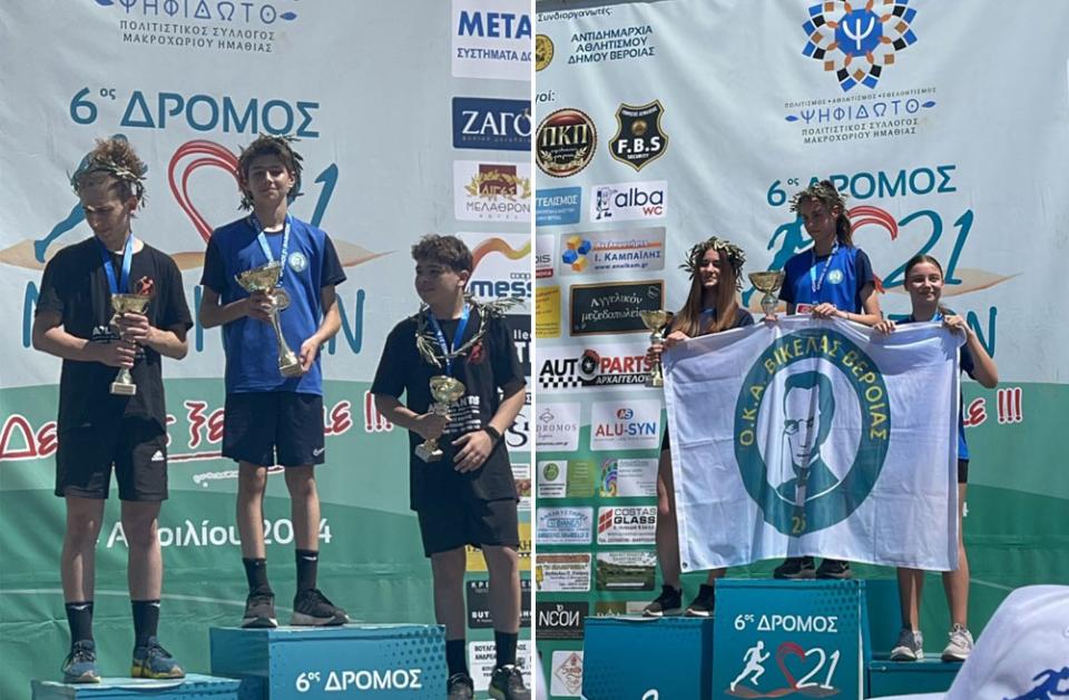 Παρών στον δρόμο των 21 Μαθητών ο Βικέλας Βέροιας