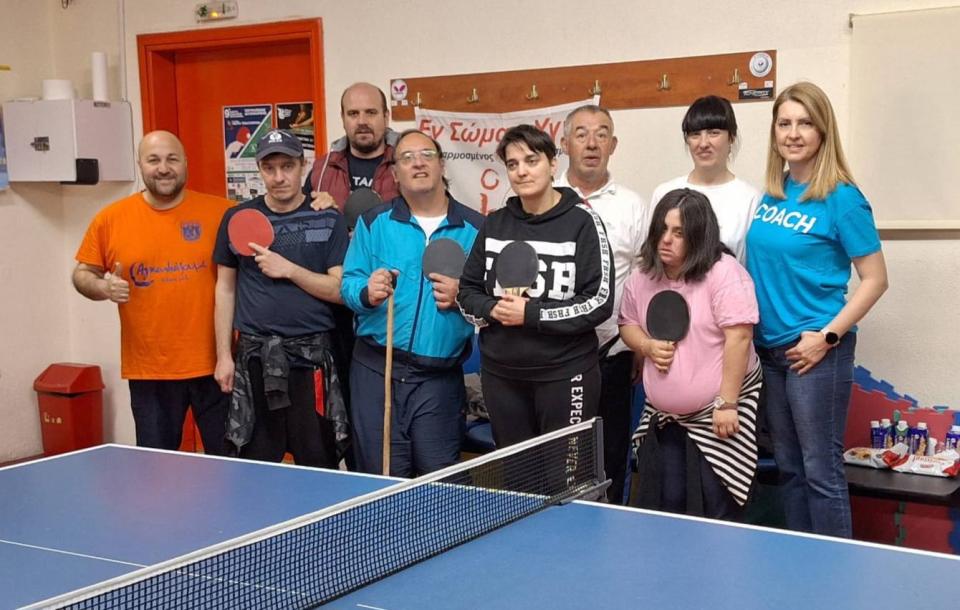 Επίσκεψη του ΚΔΑΠ μεΑ "Ορίζοντας" Δ. Έδεσσας στο "Εν Σώματι Υγιεί"