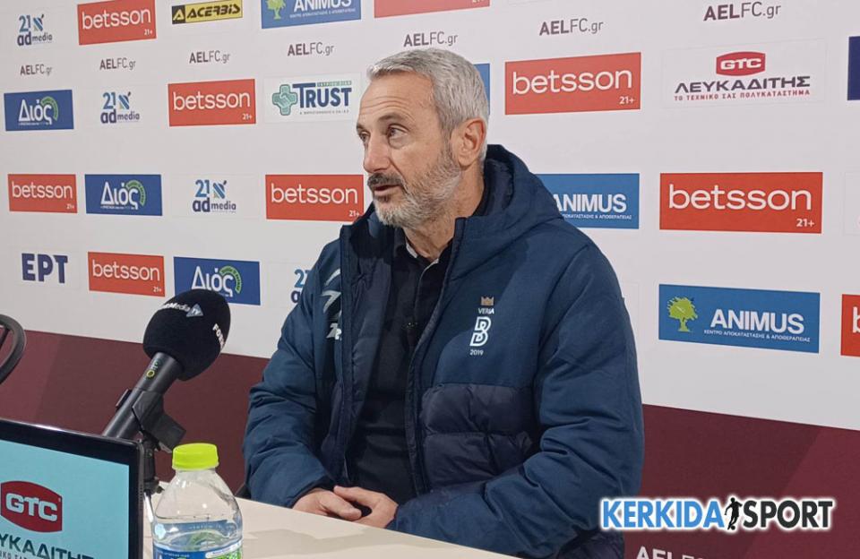 Μπαξεβάνος: "Σταθήκαμε καλύτερα στο β' ημίχρονο"