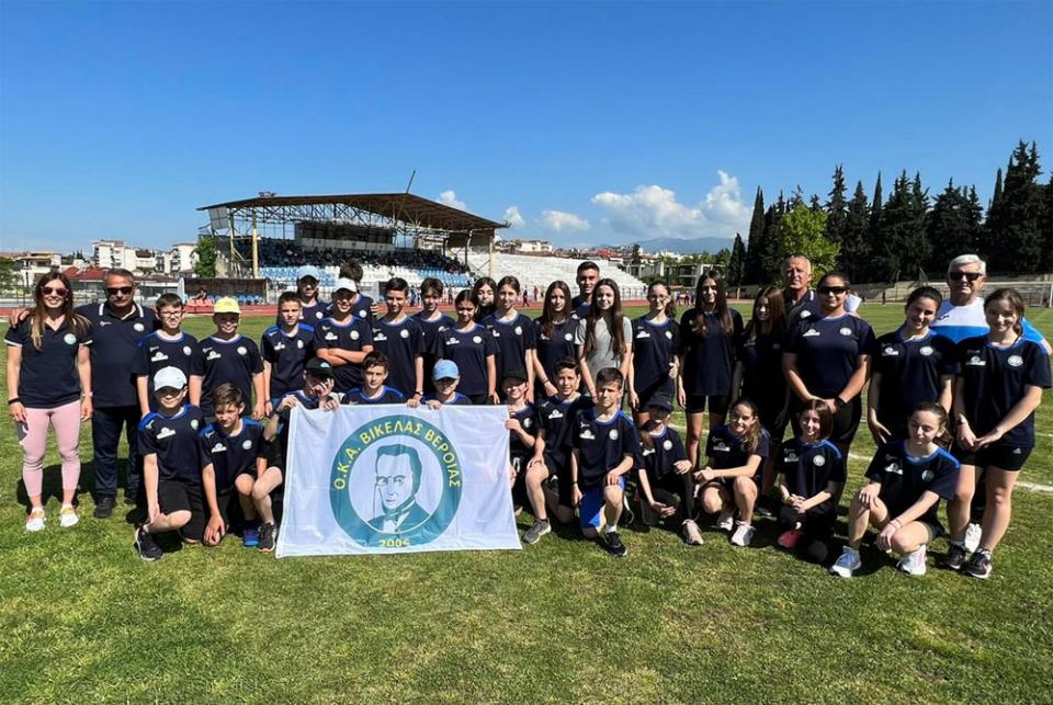 Δύο μετάλλια οι μικροί του "Βικέλα Βέροιας" στο Αλτικό Τρίαθλο στα Γιαννιτσά