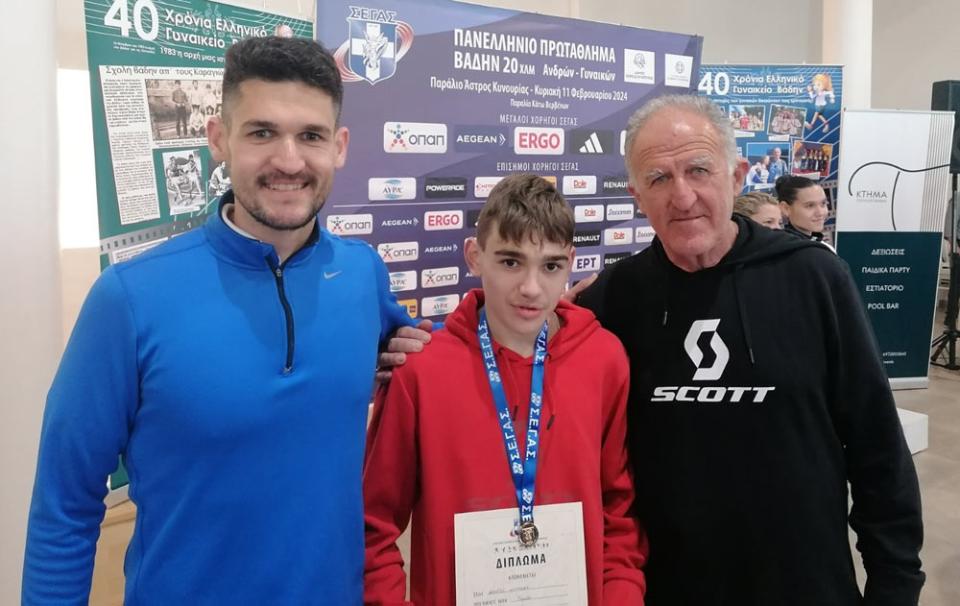 Διακρίσεις του "Βικέλα Βέροιας" στο Πανελλήνιο Πρωτάθλημα 20χλμ Βάδην Ανδρών