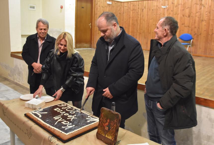 Παρουσία του Δημάρχου Νάουσας στις κοπές βασιλοπιτών πολιτιστικών και αθλητικών συλλόγων