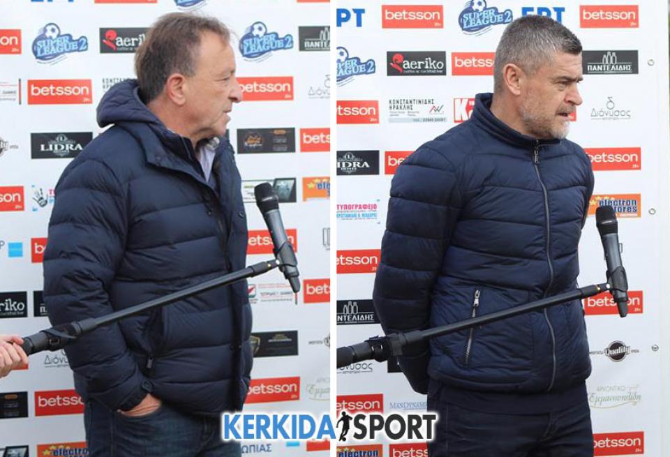 Δηλώσεις Δερμιτζάκη - Τυριακίδη για το παιχνίδι Αλμωπού - ΒΕΡΟΙΑΣ (1-2)