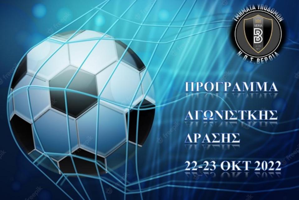 ΒΕΡΟΙΑ: Το αγωνιστικό πρόγραμμα του Σαββατοκύριακου για τα τμήματα υποδομών