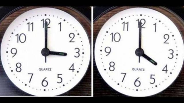 ΠΡΟΣΟΧΗ!!! Μια ώρα μπροστά τα ρολόγια την Κυριακή