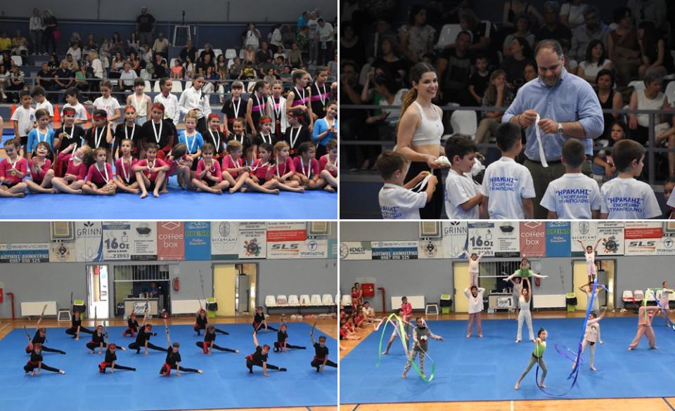 Επιτυχημένη η ετήσια γιορτή Ενόργανης Γυμναστικής του Ηρακλή Νάουσας