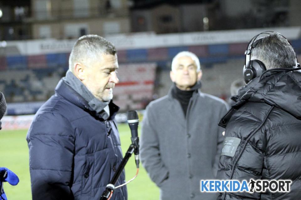 Δερμιτζάκης: "Δύσκολο ματς - Υπερήφανος για τους παίκτες μου"