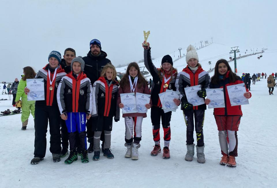 Στους Περιφερειακούς αγώνες Αλπικού Σκι ο ΕΟΣ Νάουσας