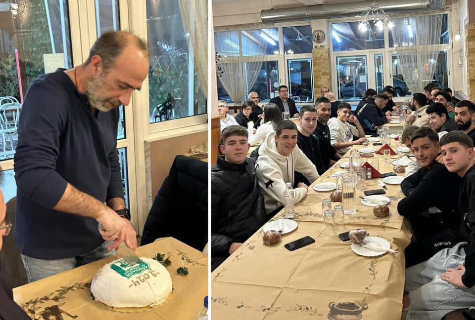 Έκοψε την βασιλόπιτα ο Απόλλων Αγίου Γεωργίου (φωτο)