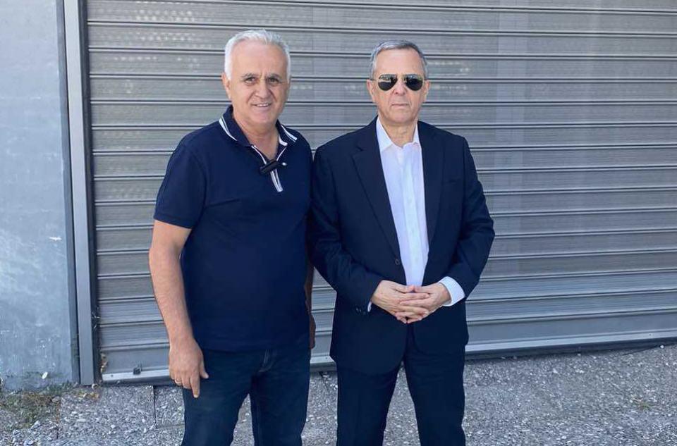 Τον πρόεδρο της ΕΠΟ υποδέχθηκε στη Βέροια ο Στέργιος Μουρτζίλας
