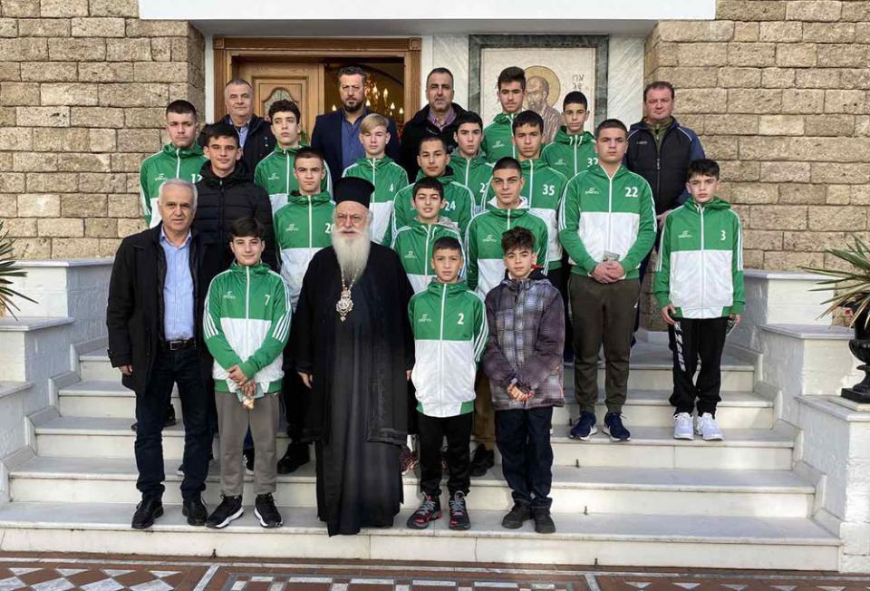 ΕΠΣΗ: Επίσκεψη των μικτών ομάδων στον Μητροπολίτη Βεροίας, Ναούσης και Καμπανίας