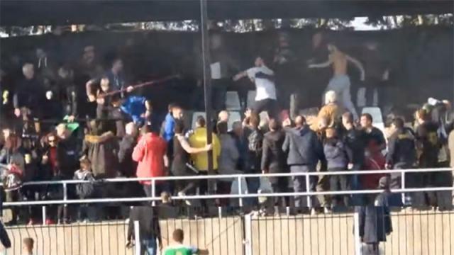 Άγριο ξύλο και διακοπή στο ματς της ΑΓΚΑΘΙΑΣ με τον Αγροτικό Αστέρα!!! (video)