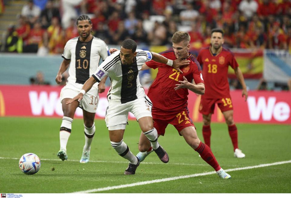 Ισπανία-Γερμανία 1-1: Δίκαιη ισοπαλία και θρίλερ στο φινάλε