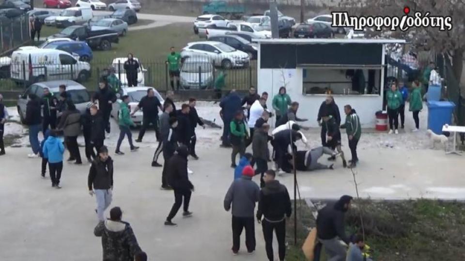 Εικόνες ντροπής σε αγώνα της Α' κατηγορίας της ΕΠΣ Ημαθίας!!! (βίντεο)