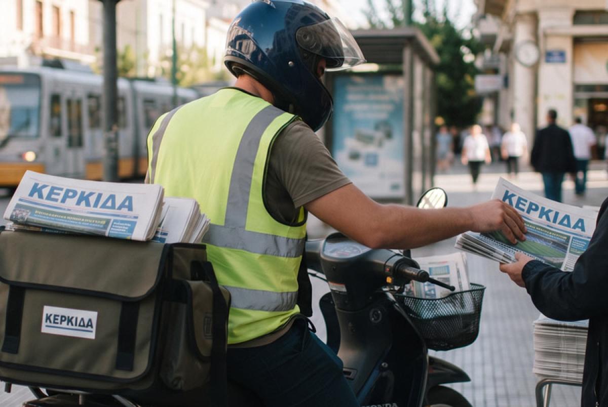 Ζητείται διανομέας για την εφημερίδα «ΚΕΡΚΙΔΑ»