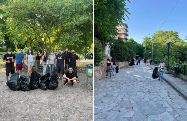 Καθαριότητα στην περιοχή της Μπαρμπούτας πραγματοποίησε ο Σύλλογος Νεολαίας Βέροιας