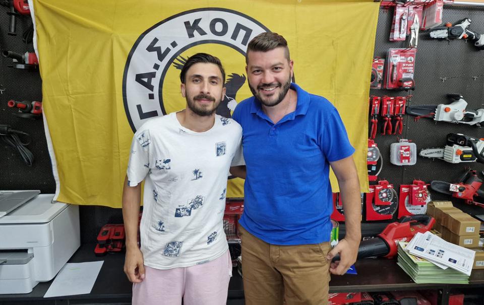 Ο ΤΑΣΟΣ ΚΑΨΑΛΗΣ ΜΕ ΤΟΝ ΓΕΝΙΚΟ ΑΡΧΗΓΟ ΤΗΣ ΟΜΑΔΑΣ ΘΩΜΑ ΔΗΜΑΔΗ