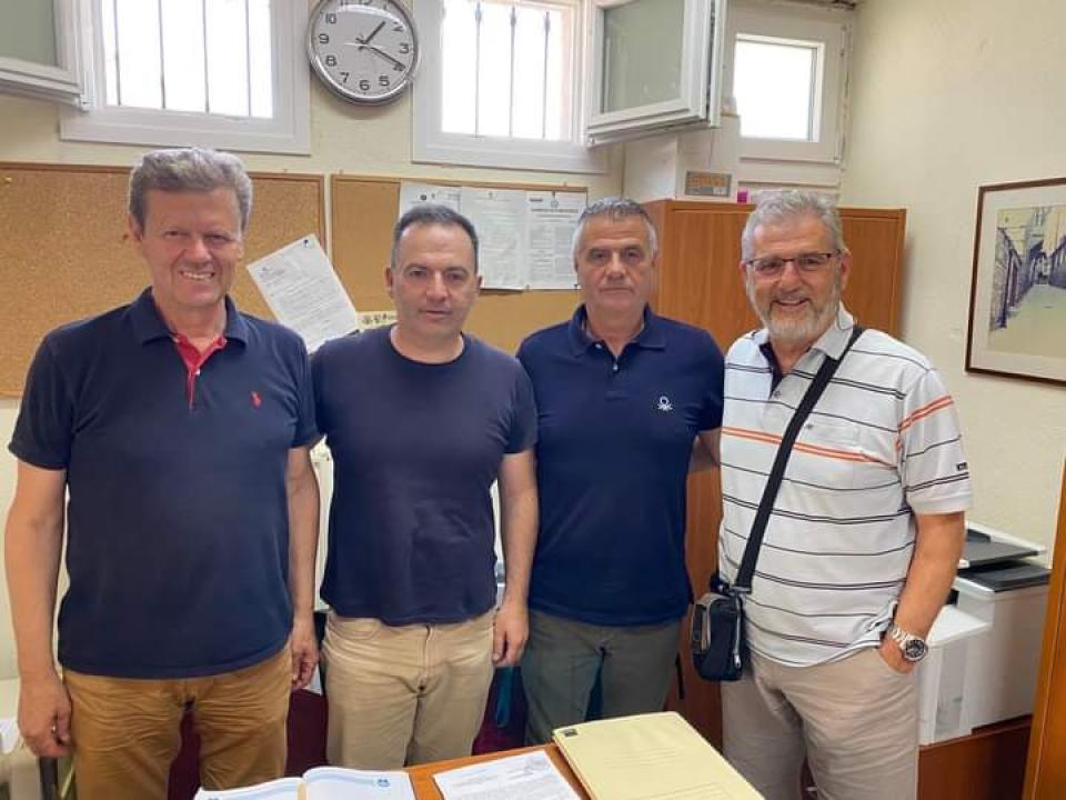 Συνάντηση εκπροσώπων της Βέροιας 1960 με τον Αντιδήμαρχο Αθλητισμού Βέροιας