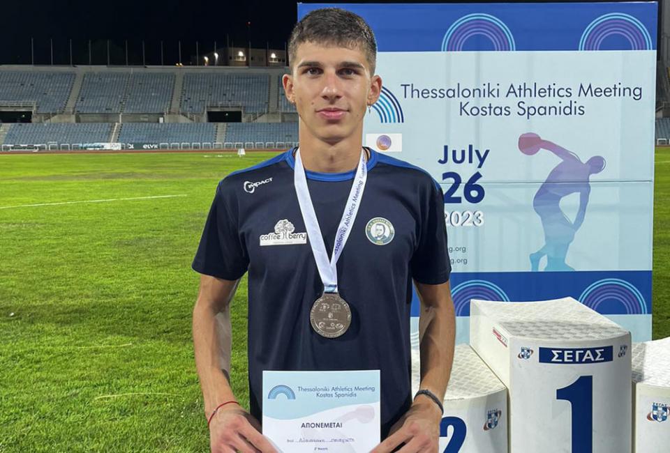 Ατομικό ρεκόρ στα 800μ. ο Παναγιώτης Αθανασάκης στα "Σπανίδεια"