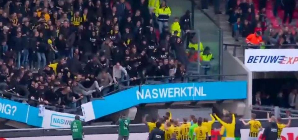 Σοκ στην Ολλανδία - Υποχώρησε κερκίδα την ώρα του Ναϊμέγκεν-Φίτεσε (video)