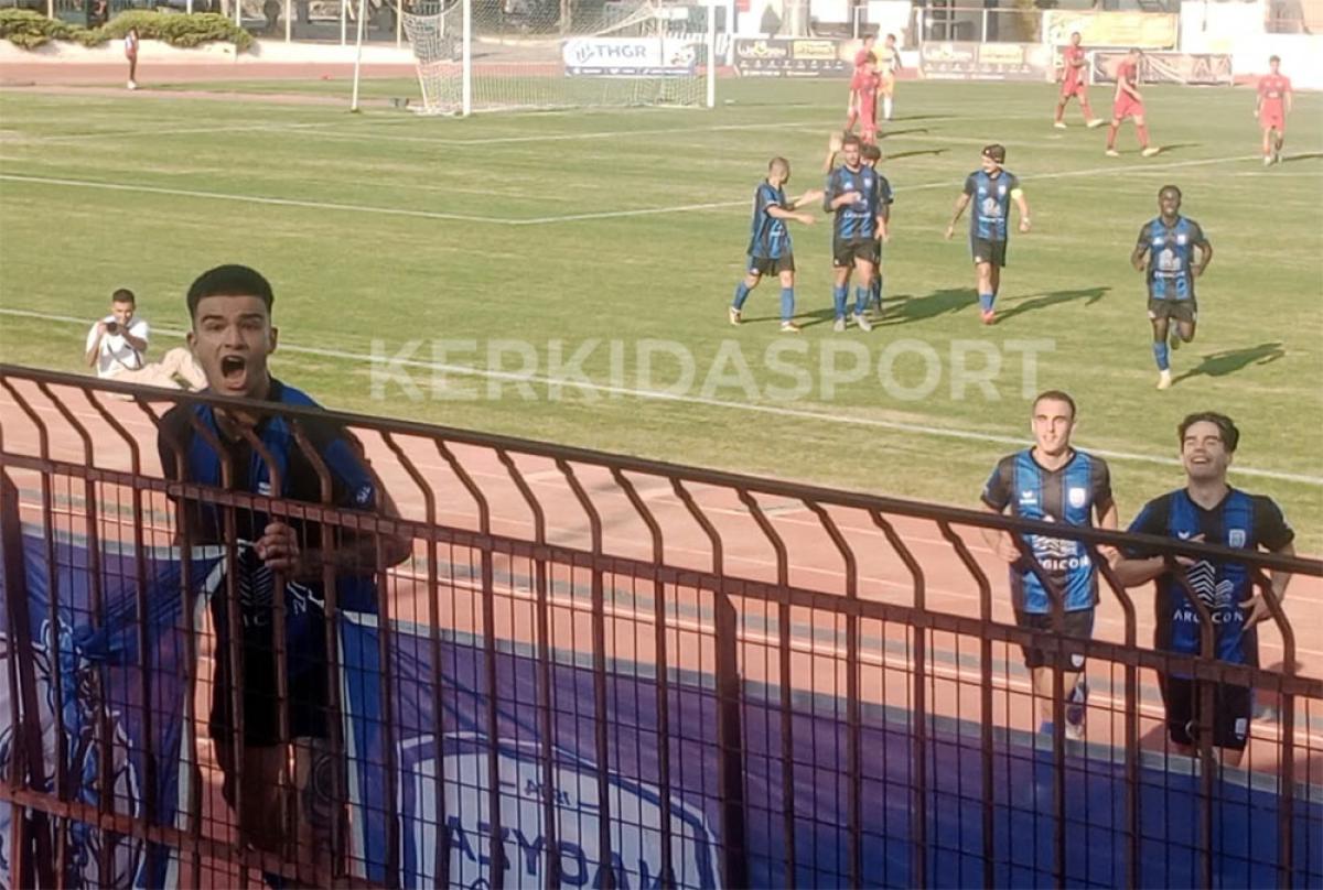 Ο Λαφάρας "λύτρωσε" τη Νάουσα και της χάρισε την πρώτη νίκη (1-0 την Θύελλα Κατσικάς)