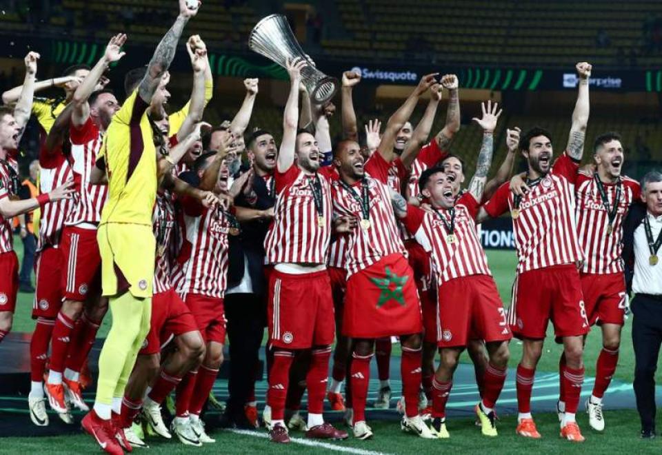 Ιστορική νίκη και ευρωπαϊκός τίτλος για τον Ολυμπιακό στο Conference League