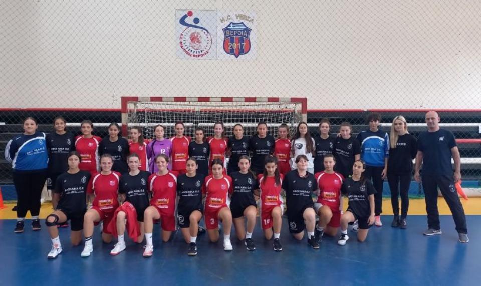Χάντμπολ: Φιλικά προετοιμασίας για τις παγκορασίδες του Φιλίππου Βέροιας