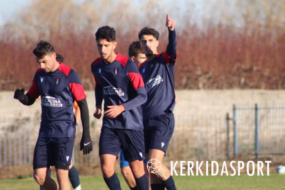 Οι Βεροιώτες πανηγυρίζουν το πρώτο γκολ