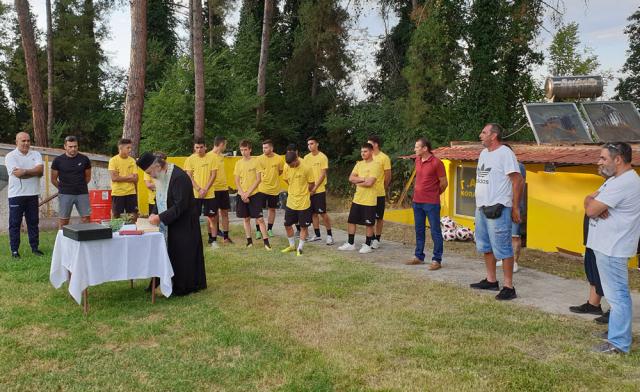 Αγιασμός και πρώτη προπόνηση στον ΓΑΣ Κοπανού (φωτο)