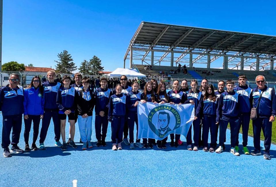 Με 15 μετάλλια γύρισαν από το Κιλκίς οι μικροί αθλητές του Βικέλα Βέροιας