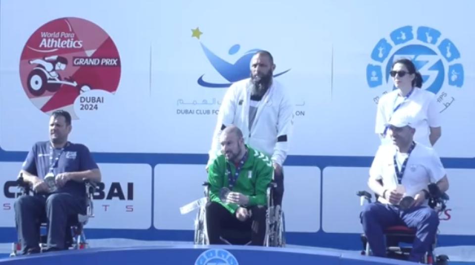 Δεύτερος ο Ζησίδης του "Εν Σώματι Υγιεί" Βέροιας στο Ντουμπάι